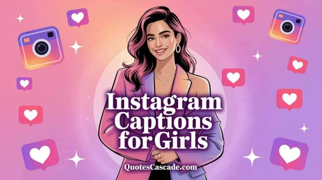 Aesthetic instagram captions for girls expressing beauty and strong personality.