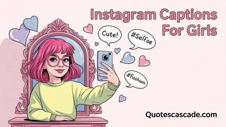 Instagram captions for girls featuring confidence, style, and self-love.
