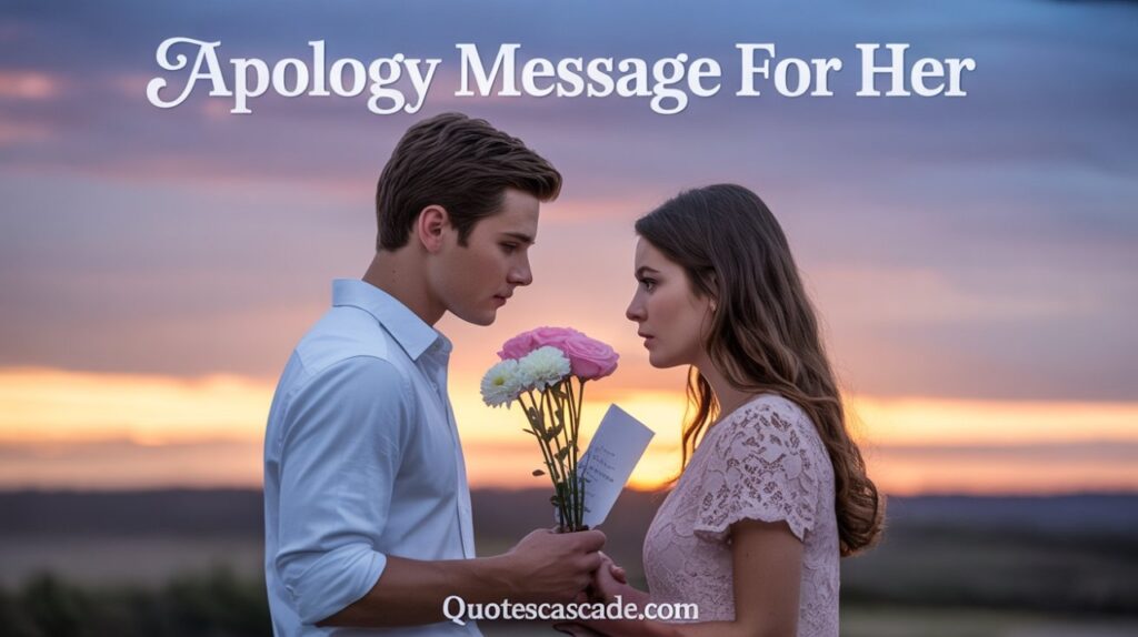 Apology Message For Her