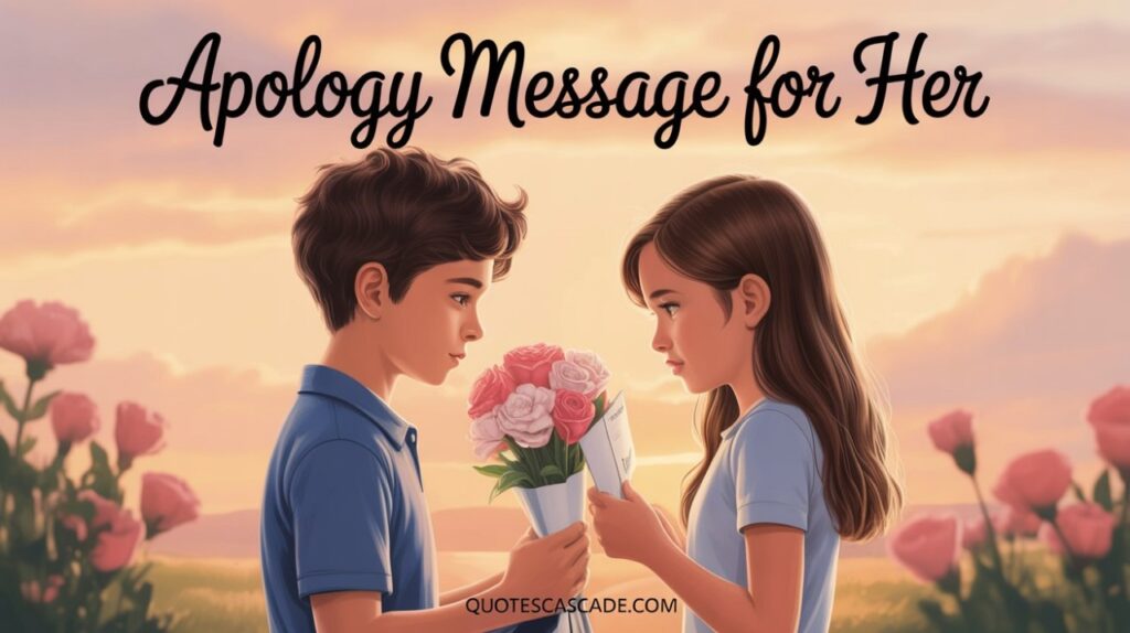 Apology Message For Her