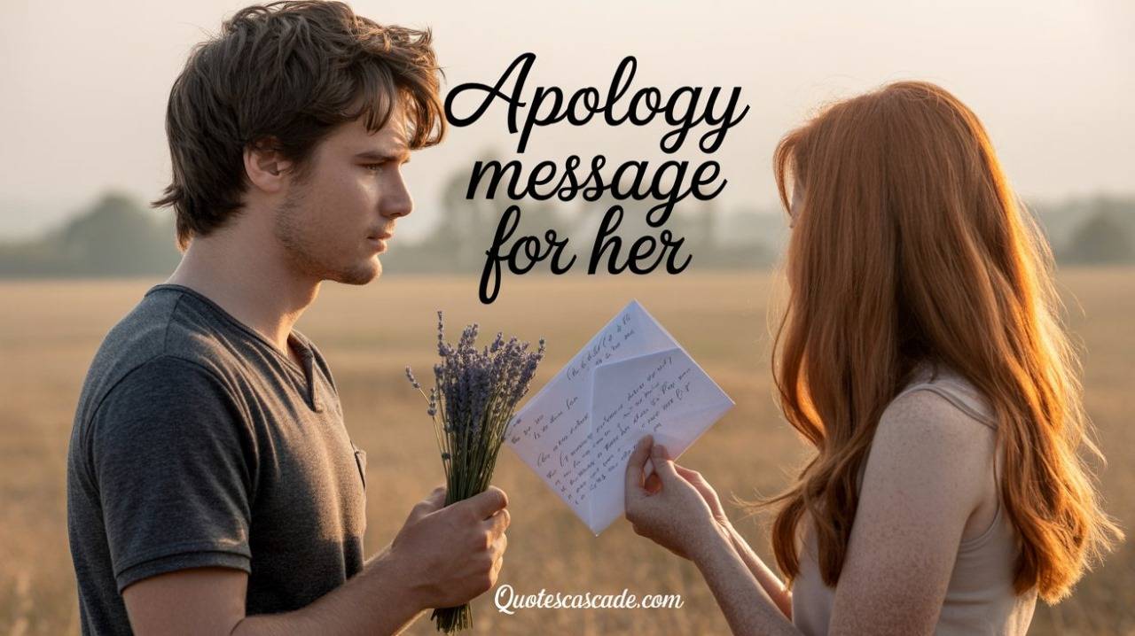 Apology Message For Her