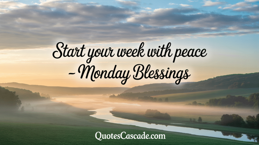 Monday blessings