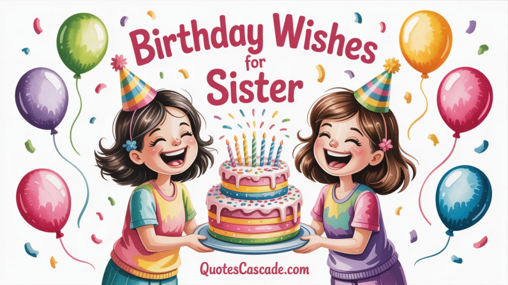 Birthday Wishes for Sister