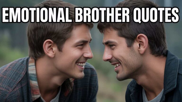 "Two brothers smiling and sharing a heartfelt moment