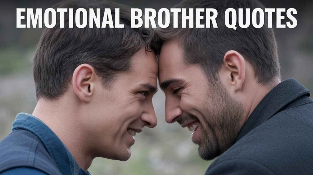 “Emotional Brother Quotes – A sister’s heartfelt tribute to her brother, filled with love, memories, and deep emotions.”
