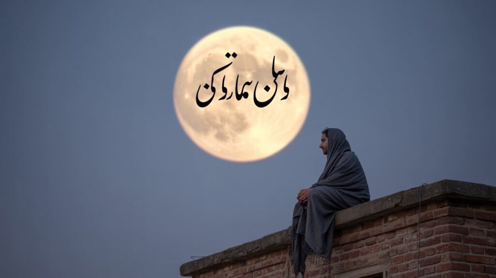 Chand Shayari Gulzar​ image