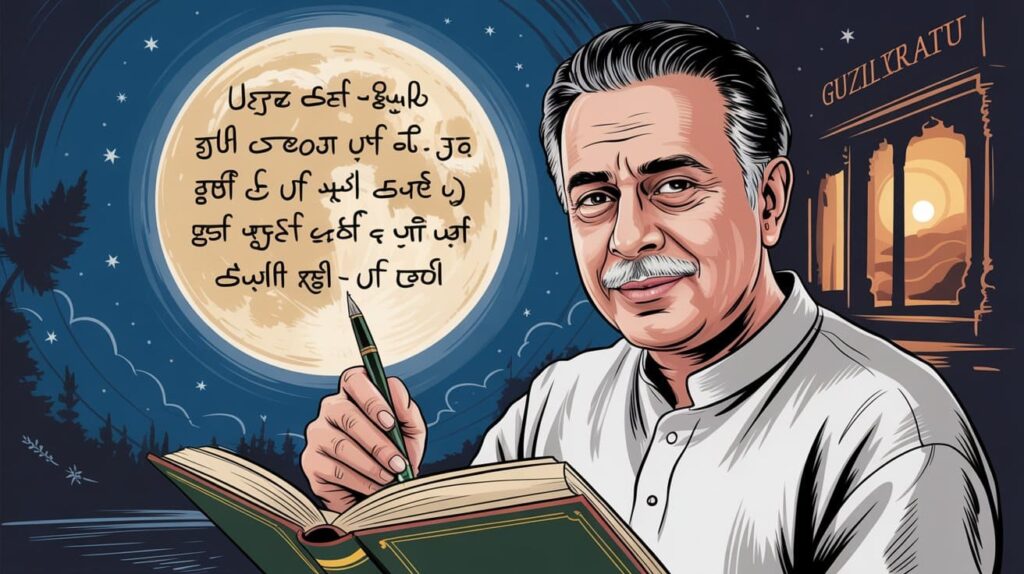 Chand Shayari Gulzar​ image