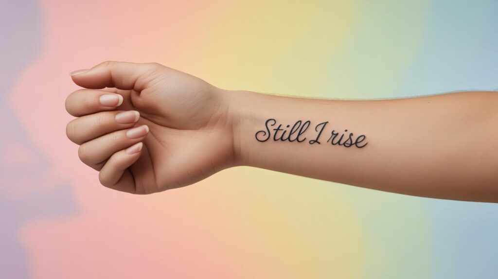 Powerful Female Tattoo Quotes About Strength & Resilience